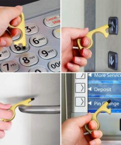 Strumenti di apertura della porta senza tocco con ciondolo portachiavi