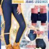 Jeggings termici in doppia felpa