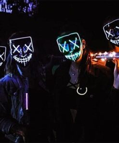 Maschera facciale a led di Halloween
