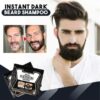 Shampoo colorante per barba annerente