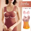 Canottiera in pile con reggiseno memory 5D senza cuciture