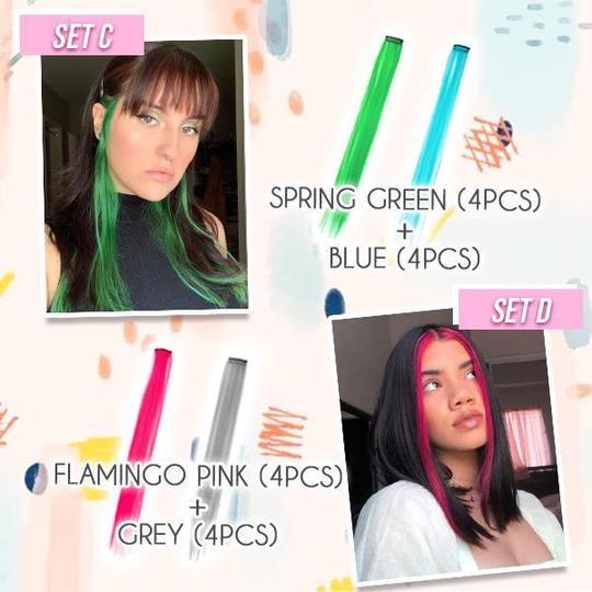 Il set di extension clip-in colorate per parrucchiere - Image 7