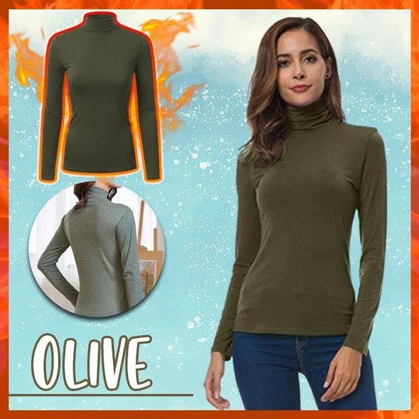 Scaldacollo in pile Dralon a collo alto UltraHeat - Image 14