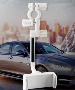 Supporto per telefono retrovisore retrattile a 360º