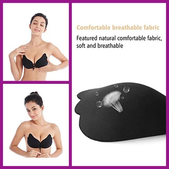 Reggiseno push up senza spalline con coulisse - Image 2