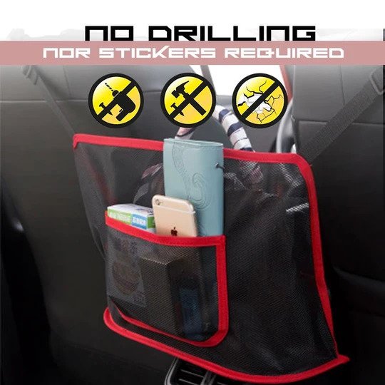 Porta tasca in rete per seggiolino auto - Image 2