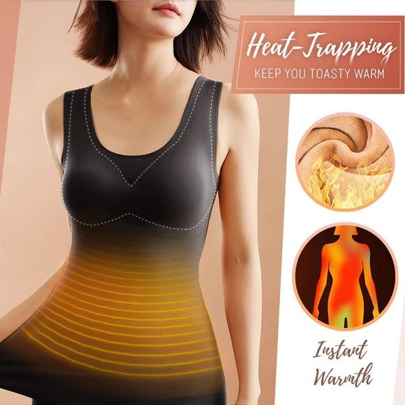 Canottiera in pile con reggiseno memory 5D senza cuciture - Image 3