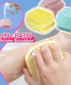 Scrubber in silicone da bagno 3 in 1