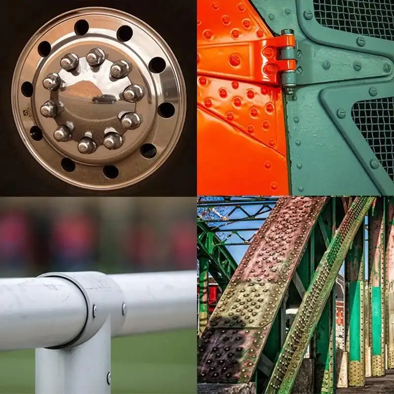 Kit adattatore per pistola per rivetti professionale con 4 bulloni per ugelli diversi - Image 4