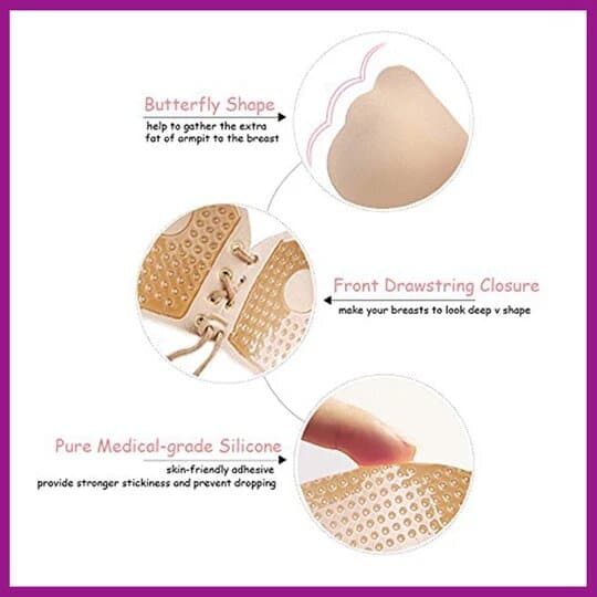 Reggiseno push up senza spalline con coulisse - Image 5