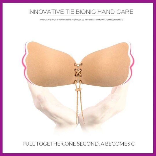 Reggiseno push up senza spalline con coulisse - Image 6
