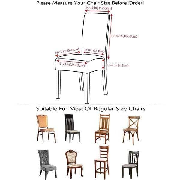 Fodere per sedie da sala da pranzo jacquard - Image 6