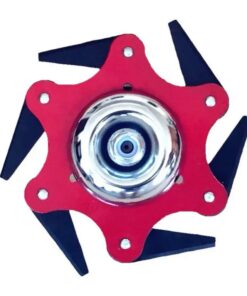 Testina per rifinitore da 6 rasoi in acciaio