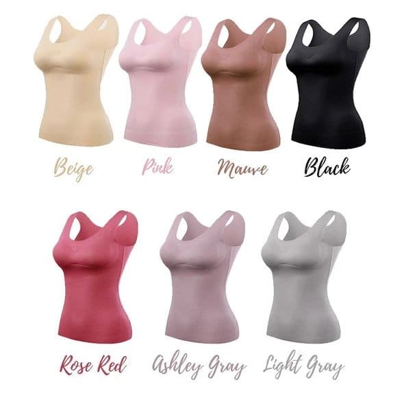 Canottiera in pile con reggiseno memory 5D senza cuciture - Image 7