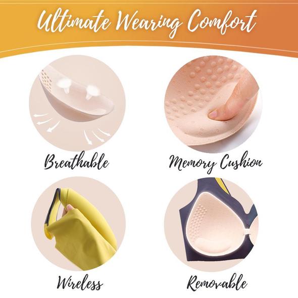 Reggiseno sportivo con memoria senza fili 5D senza cuciture - Image 8