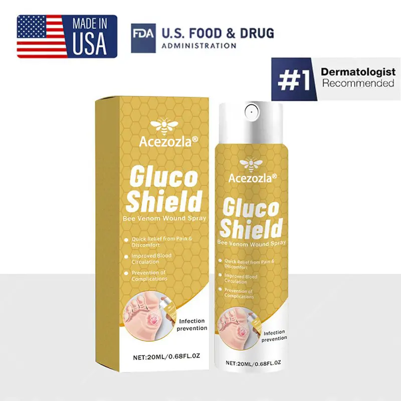Acezozla® GlucoShield Spray al veleno d'api per ferite
