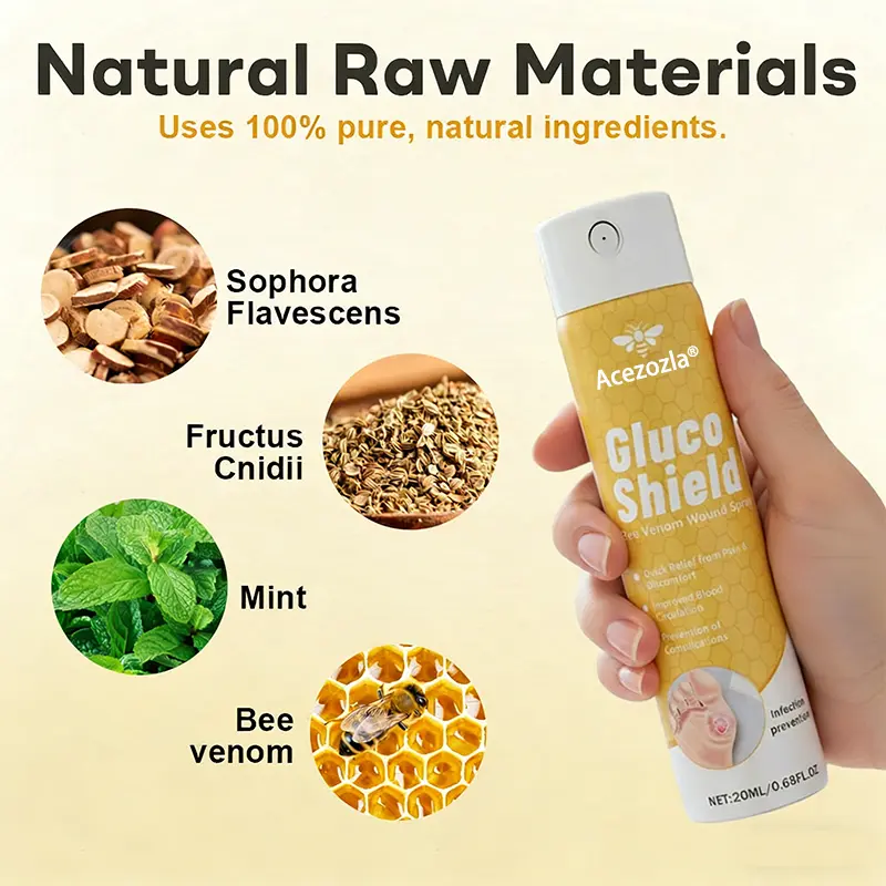 Acezozla® GlucoShield Spray al veleno d'api per ferite - Image 6