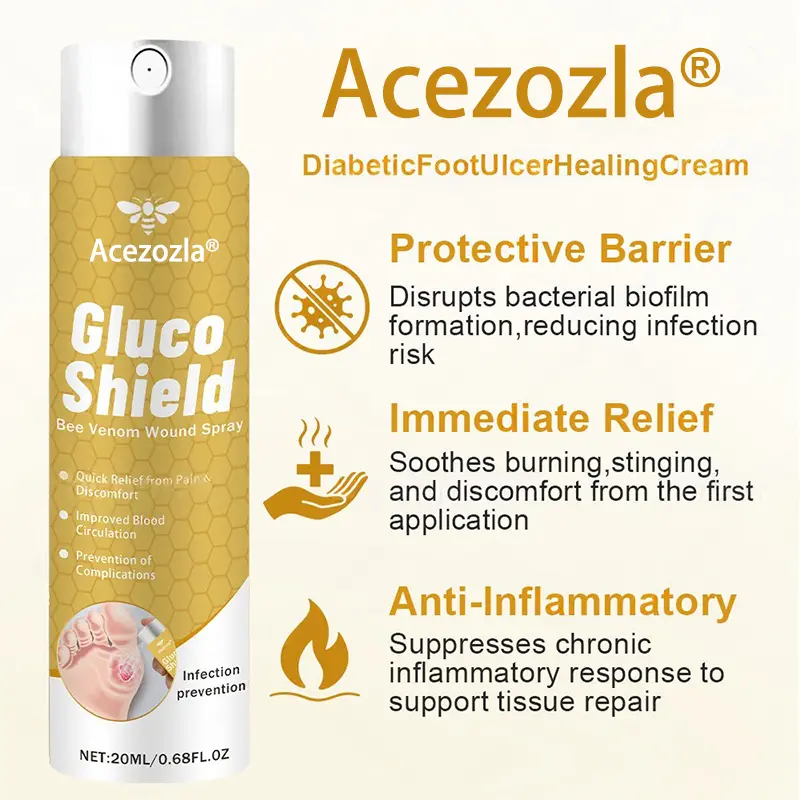 Acezozla® GlucoShield Spray al veleno d'api per ferite - Image 7