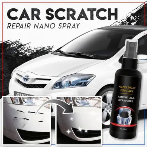 Nano spray per riparazione graffi auto