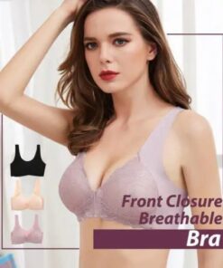Reggiseno traspirante con chiusura frontale