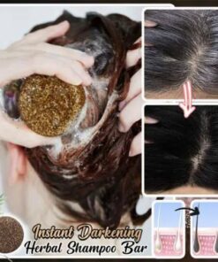 Shampoo solido alle erbe scurinte istantaneo