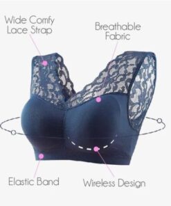 Reggiseno con supporto in pizzo LaxChic