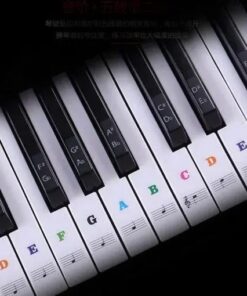 Adesivi rimovibili per tasti di pianoforte