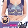 Reggiseno sollevabile senza fili sexy con cut-out in pizzo