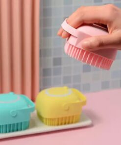 Spazzola morbida per massaggio da bagno in silicone