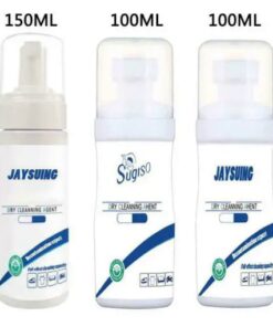 Schiuma Detergente Tessuti Senza Acqua 150 ml 100 ml