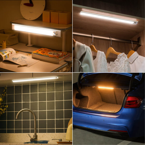 Luci per armadio con sensore di movimento ricaricabili - Image 6