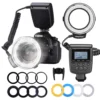 Kit flash anulare per fotocamera DSLR