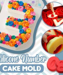 Stampo per torta con numero in silicone